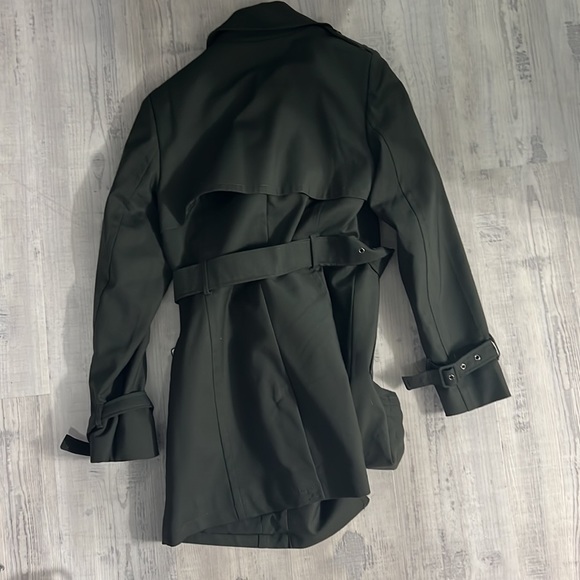 Fall/Spring olive green peacoat - Picture 8 of 8